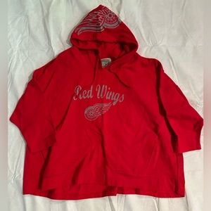 Elbow Length Detroit Red Wings Hoodie
